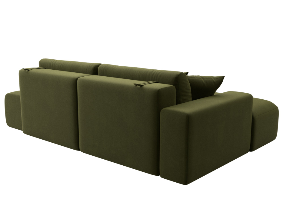 Диваны угловые в гостиную, Диван угловой Лига-036 Модерн левый угол, микровельвет