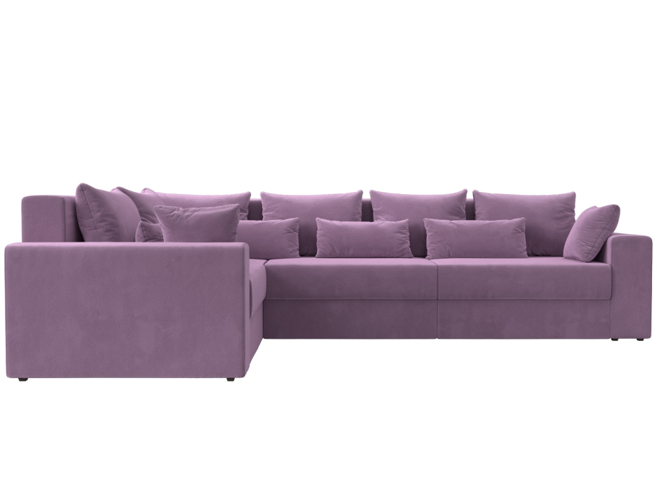 Офисные диваны, Угловой диван Майами Long левый угол, микровельвет