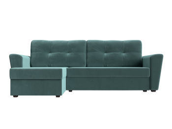 Угловой диван Амстердам Лайт левый угол, велюр