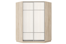 Угловые шкафы, Шкаф-купе Премьер Лайт 71 угловой (08;08) двухдверный