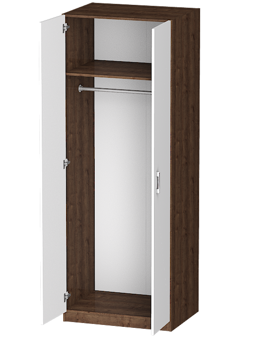 Для одежды, Распашной шкаф Лайф для одежды 80*60*215 Дуб экспрессив