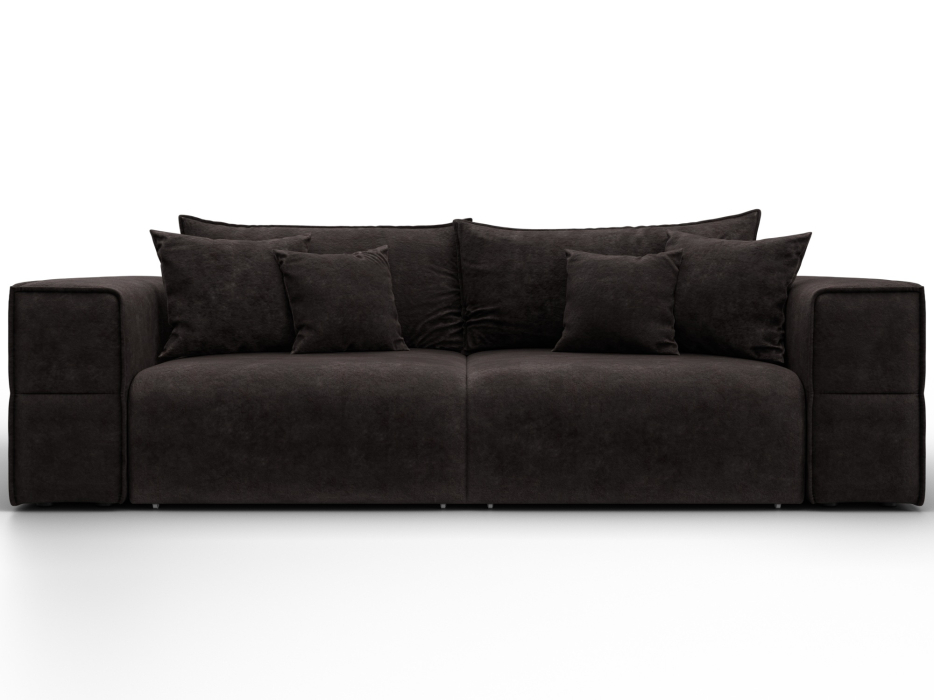 Диваны еврокнижки, Диван прямой Лига-058 НПБ, велюр BRUT