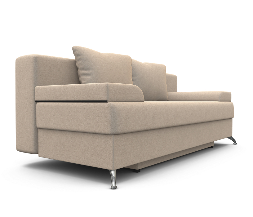 Диваны с ящиком для белья, Диван-кровать Лайт, велюр