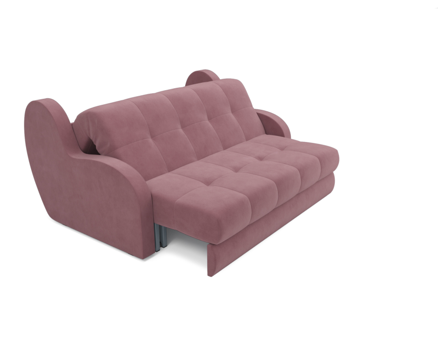 Диваны с ящиком для белья, Диван аккордеон Барон НПБ 180х200 Велюр