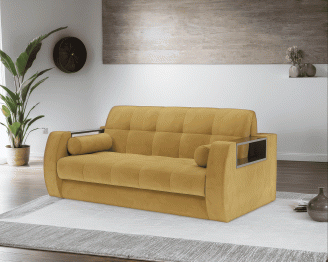 Диван прямой аккордеон Барон №3 (Велюр)