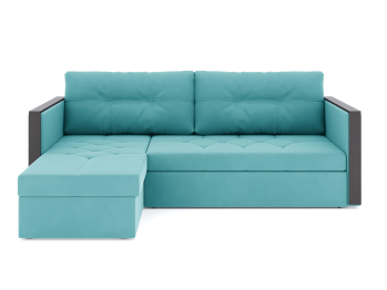 Диван-кровать угловой Даймонд дельфин, велюр