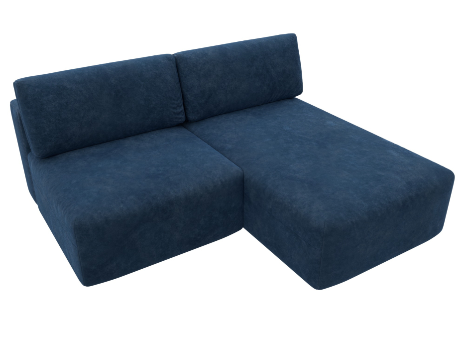 Диваны угловые в гостиную, Диван угловой модульный Лига-060 НПБ угол универсальный, велюр BRUT