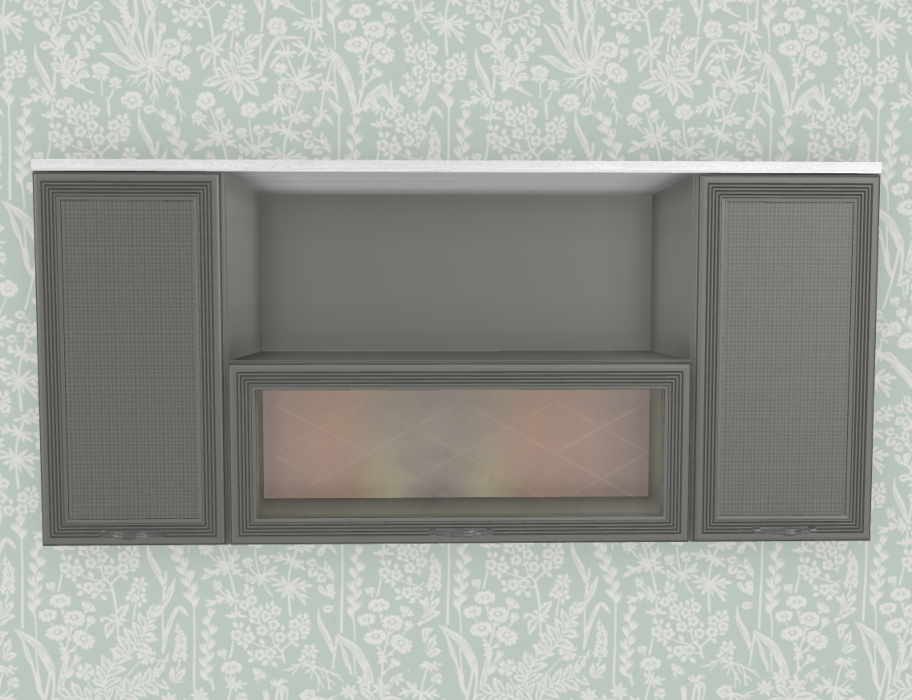 Настенные полки, Модульная система Карина Антресоль АН-1016