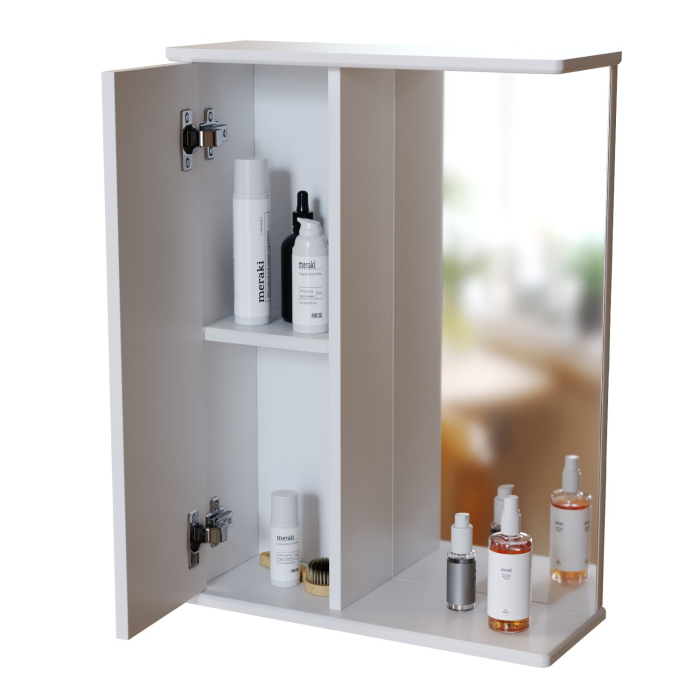 Стеллажи и полки, Шкаф навесной НОРД-55 левый без подсветки (ПВХ)