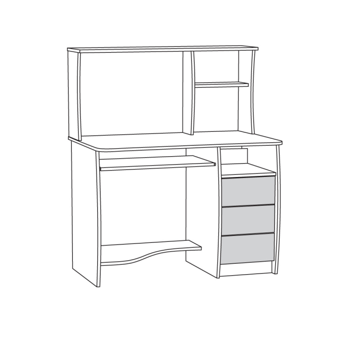 Письменные столы, Стол Комфорт 4 СК