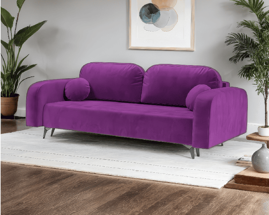 Диваны кровати со спальным местом, Диван прямой тик-так Цюрих (Кордрой)