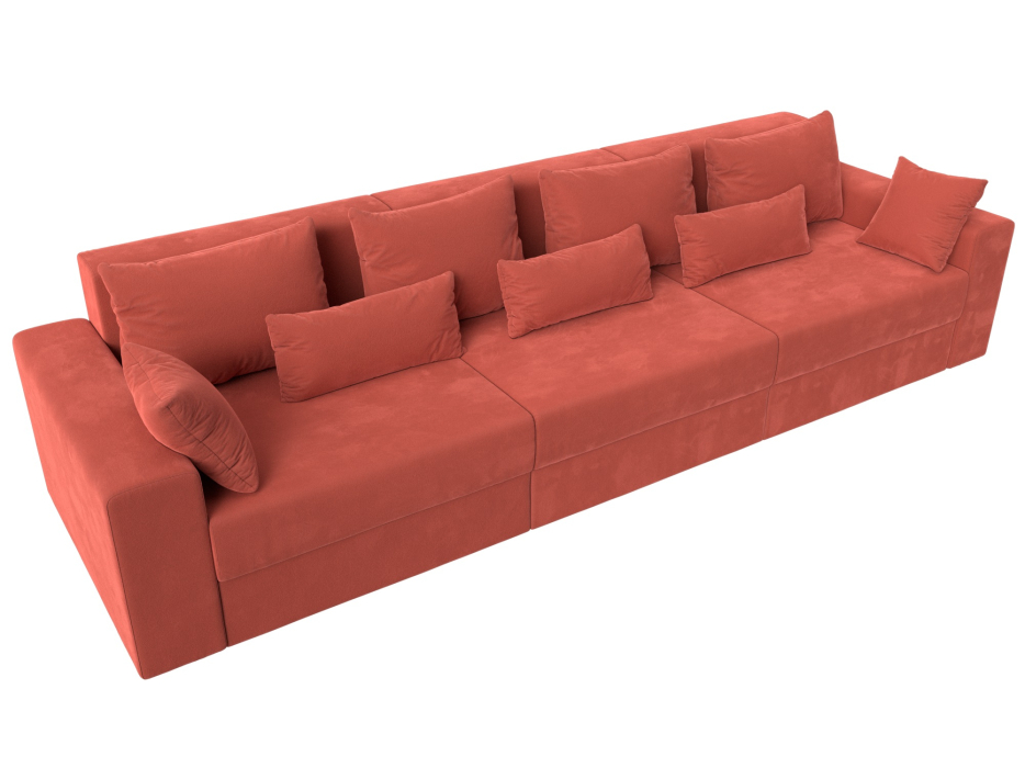 Офисные диваны, Диван прямой Майами Long, микровельвет