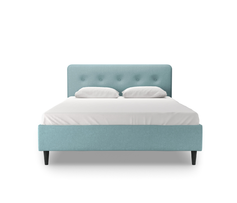 Кровати 140 см, Кровать Дримс 140х200 с кроватным основанием, велюр