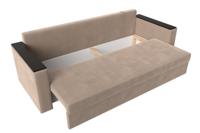 Диван прямой Атланта без стола, велюр