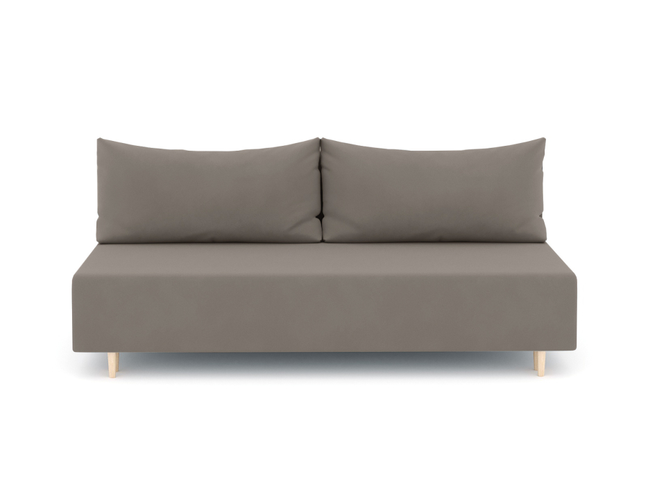 Диваны еврокнижки, Диван-кровать еврокнижка Смайл без подлокотников, велюр