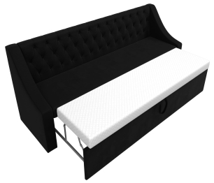 Диван прямой кухонный Мерлин, микровельвет