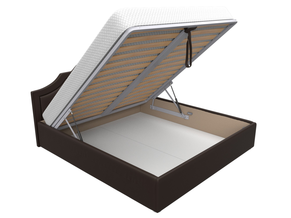 Мягкая кровать, Кровать интерьерная Афина 180, экокожа