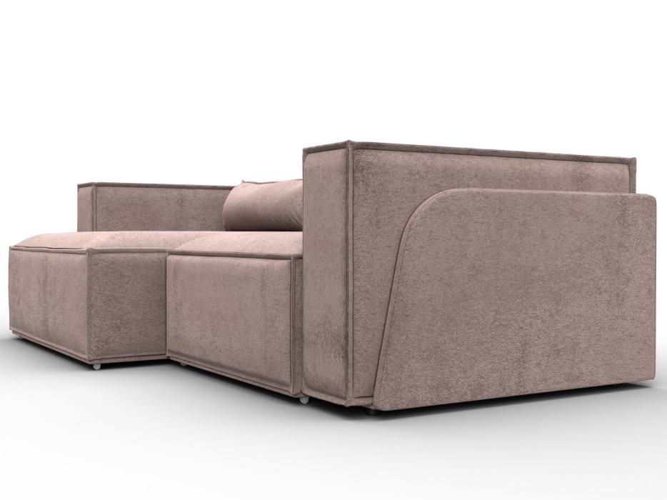 Диваны угловые в гостиную, Диван угловой Лига-061 угол левый, велюр TOWER