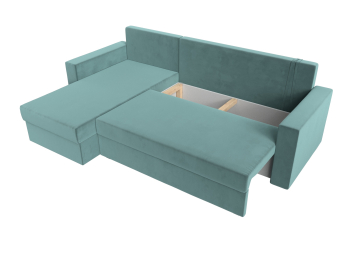 Угловой диван Траумберг Лайт левый угол, велюр