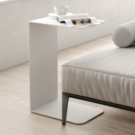 Журнальные столики, Журнальный столик металлический приставной RILONI Gold