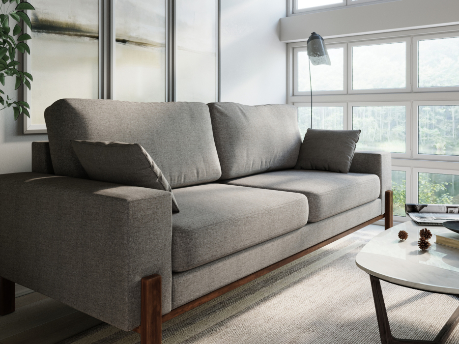 Диваны прямые, Диван Хангель, рогожка