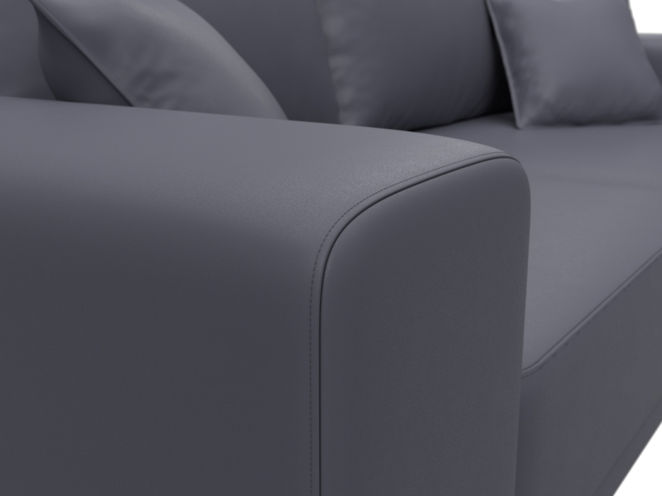 Диваны кровати со спальным местом, Диван прямой Льюес, экокожа GRIFON