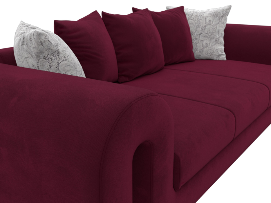 Диваны прямые кухонные, Диван прямой Волна, микровельвет