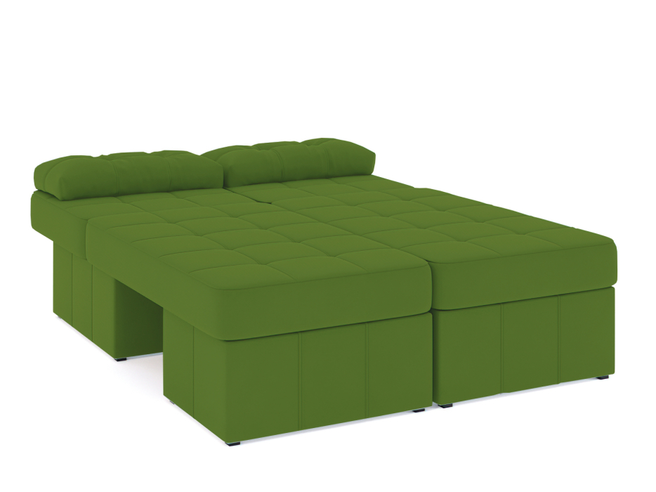 Диваны угловые в гостиную, Диван-кровать угловой Оливер Люкс еврокнижка-трансформер, велюр