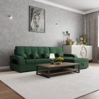 Диваны угловые в гостиную, Угловой диван Майами-2 ППУ, велюр