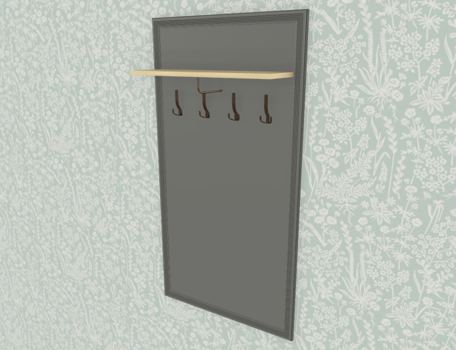 Настенные, Модульная система Карина Вешалка ВШ-1002