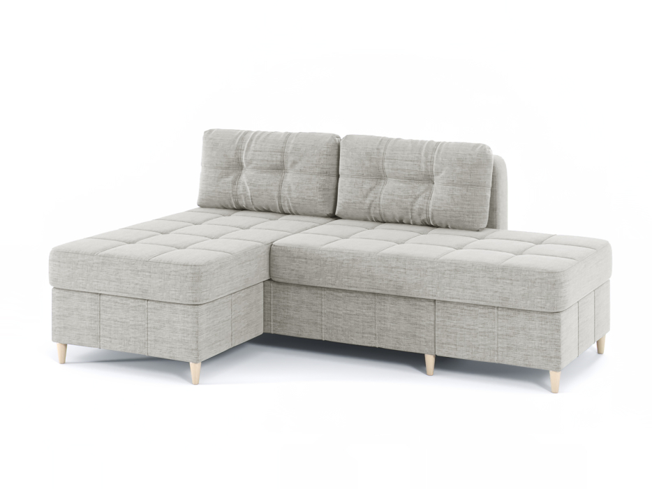 Диваны угловые в гостиную, Диван-кровать угловой Оливер Люкс 2 еврокнижка-трансформер, рогожка Люкс