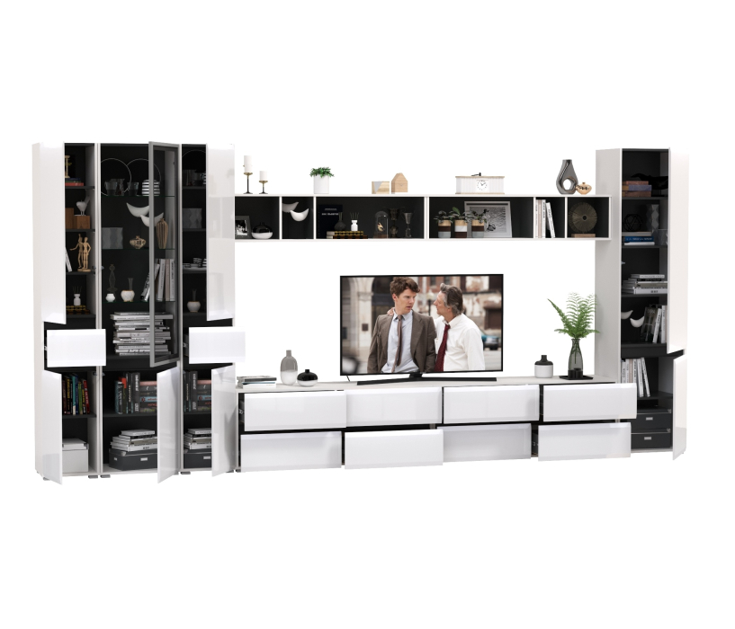 Стенки для гостиной, Сидней модульная стенка для гостиной № 86