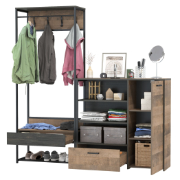 Прихожая 15.120 с широким комодом Трувор