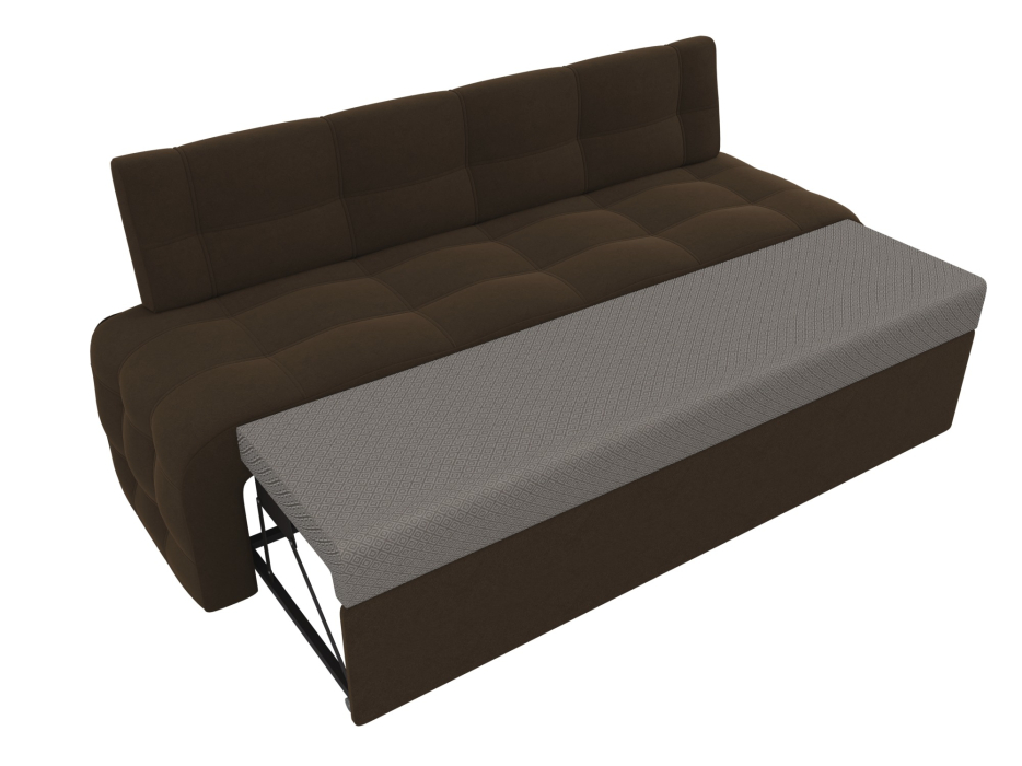 Диваны прямые кухонные, Кухонный прямой диван Люксор, микровельвет