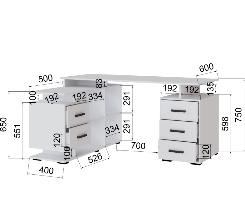 Угловые компьютерные столы, Компьютерный стол угловой СКМУ-3