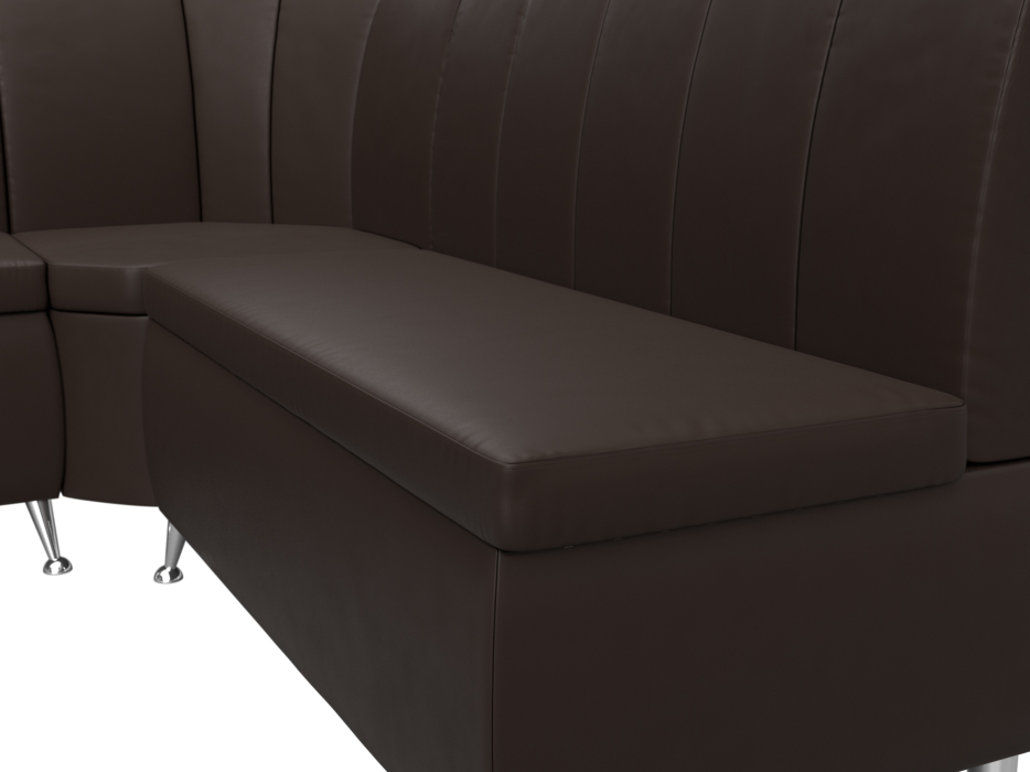 Кухонные уголки, Диван кухонный угловой Кантри левый угол, экокожа