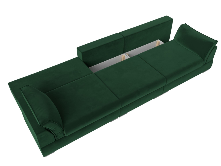 Диваны прямые кухонные, Прямой диван Пекин Long, велюр