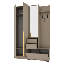 Прихожая Голд Бостон вешалка В2 со шкафом