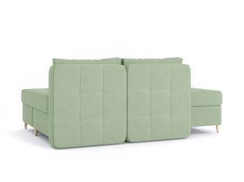 Диван-кровать угловой Оливер 2 еврокнижка-трансформер, велюр