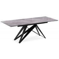 Обеденные столы, Стеклянный стол Блэкберн new 140(200)х80х75