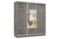 Шкафы-купе 3-х дверные, Шкаф-купе Премьер Лайт 35 (08;05;08) трехдверный