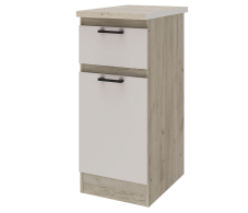 Прямые, Шкаф напольный с ящиком 40 Сан-Ремо