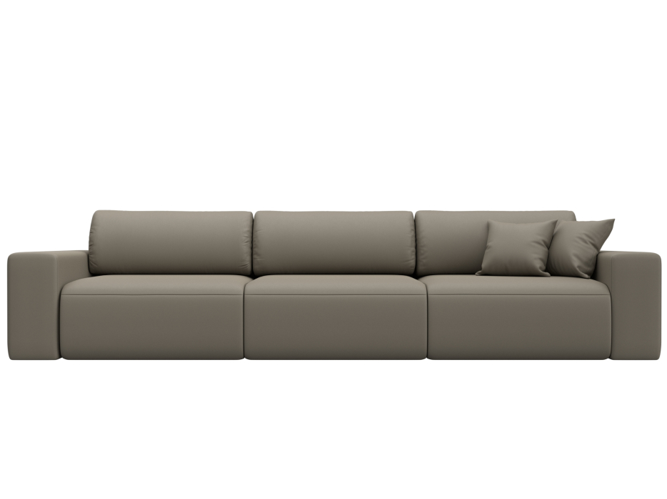 Диваны еврокнижки, Диван прямой Лига-036 НПБ Классик Лонг, экокожа GRIFON