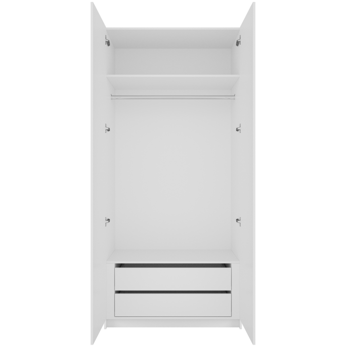 Шкафы двухстворчатые, Шкаф распашной Локер 2-х дверный с 1 модулем