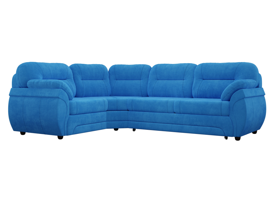 Диваны угловые в гостиную, Диван угловой Бруклин левый угол, велюр