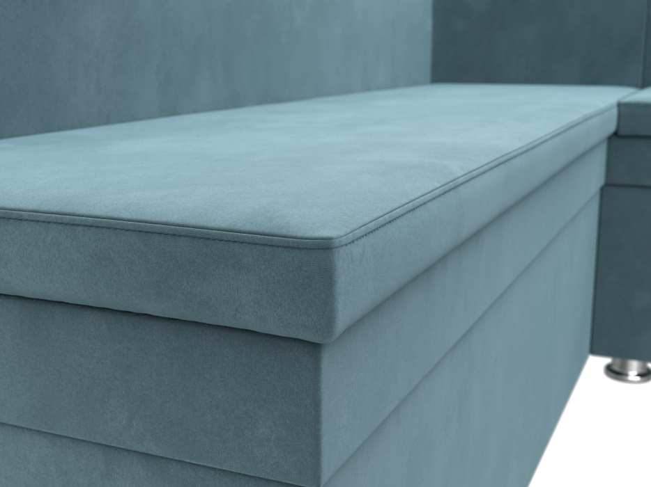 Диваны угловые кухонные, Диван кухонный угловой Уют правый угол, велюр