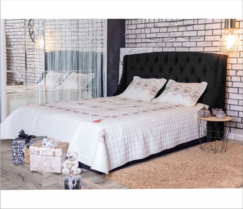 Мягкая кровать, Мягкая кровать Stefani 1400 с ортопед. основанием