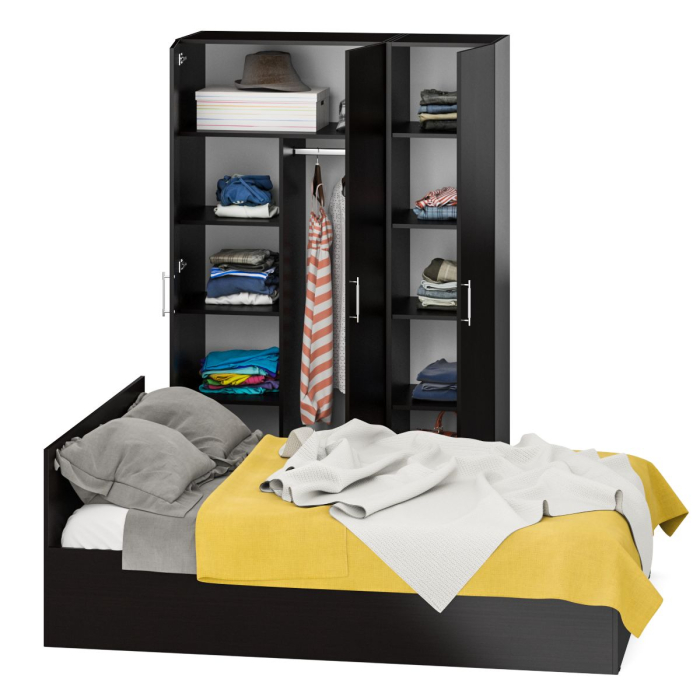 Спальные гарнитуры, Спальный гарнитур № 1 Стандарт с кроватью 1400