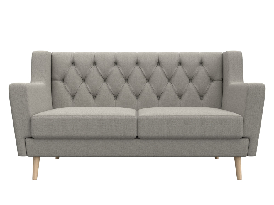 Диваны прямые кухонные, Диван кухонный прямой Брайтон 2 Люкс, рогожка Амур