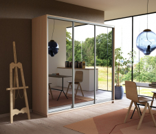 Шкафы-купе, Шкаф-купе Экспресс Экспенс трио 2400 x 1800 x 600